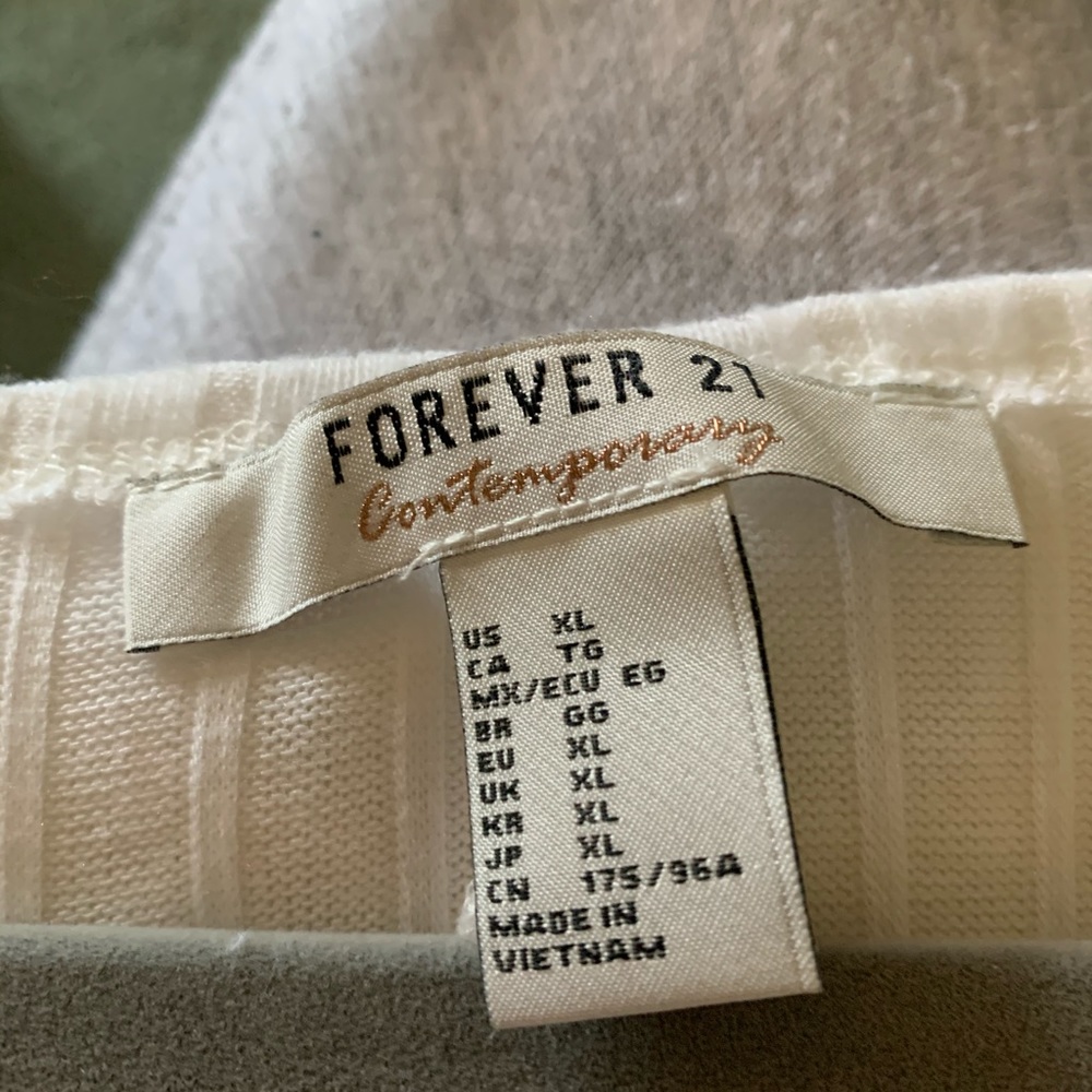 Light a weight white sweater